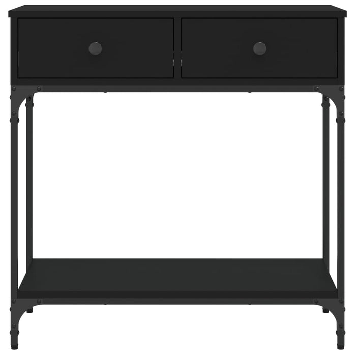 Konsolentisch Schwarz 75x34,5x75 cm Holzwerkstoff