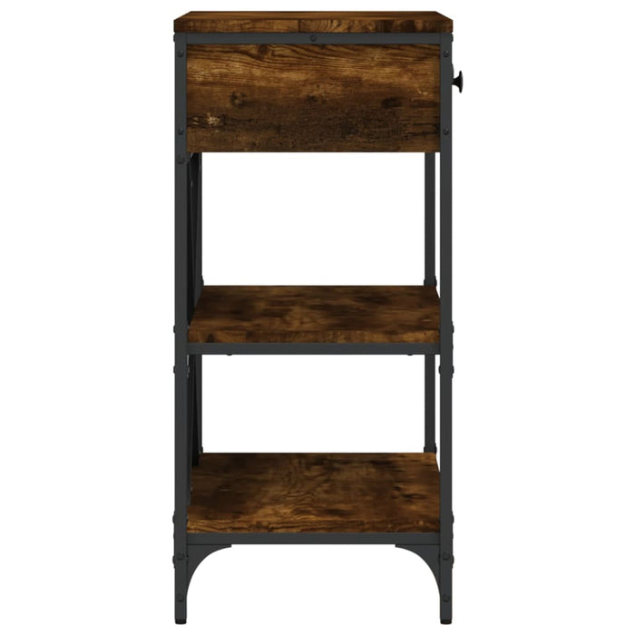 Konsolentisch Räuchereiche 75x34,5x75 cm Holzwerkstoff