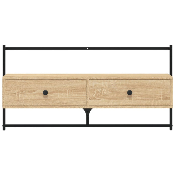 TV wall cabinet Sonoma oak 100.5x30x51 cm wood material