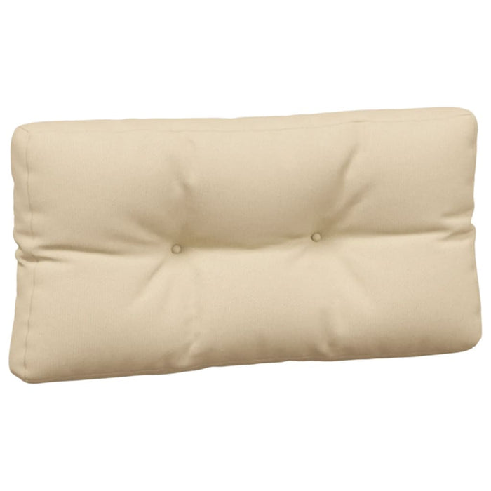 Pallet cushion 7 pieces. Beige fabric