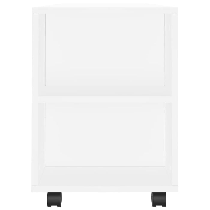 TV cabinet white 102x34.5x43 cm made of wood