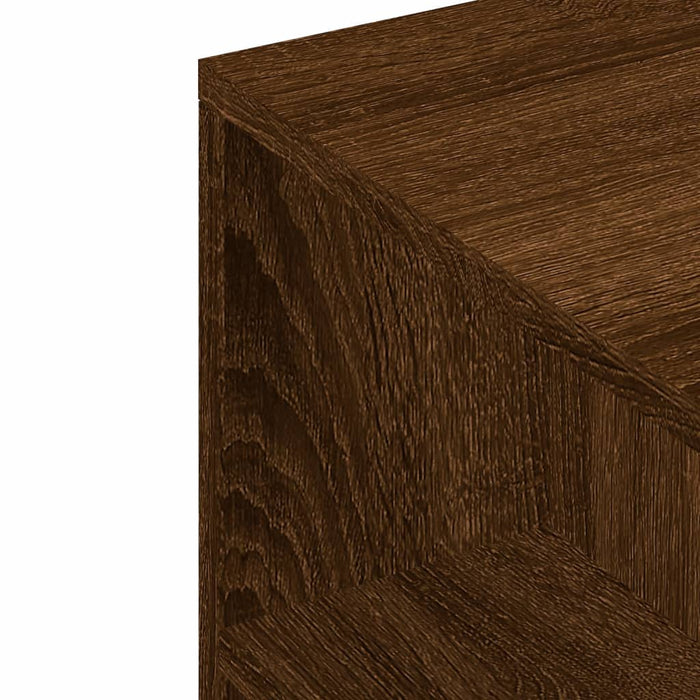 TV cabinet brown oak look 102x34.5x43 cm wood material