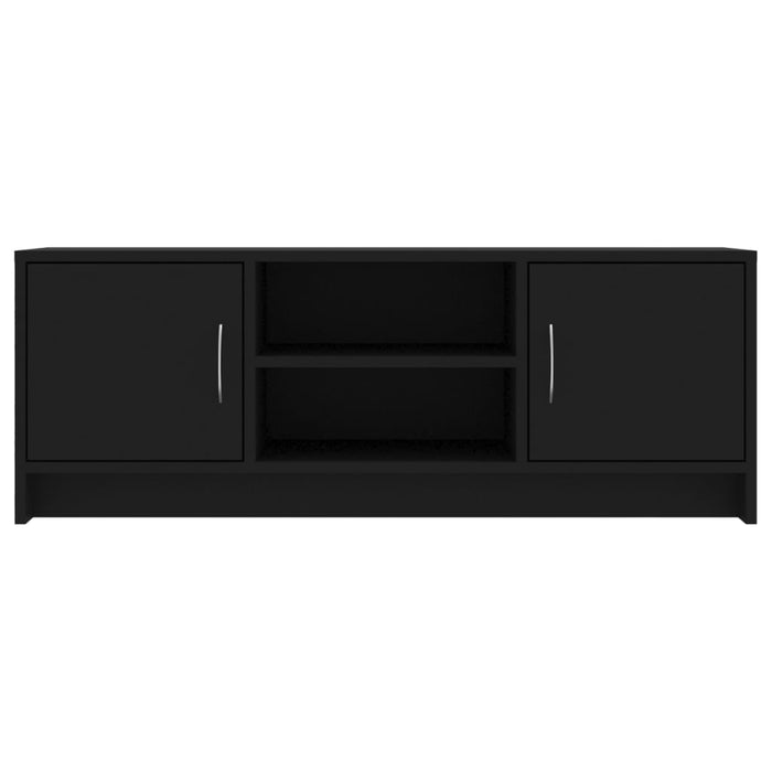 TV-Schrank Schwarz 102x30x37,5 cm Holzwerkstoff