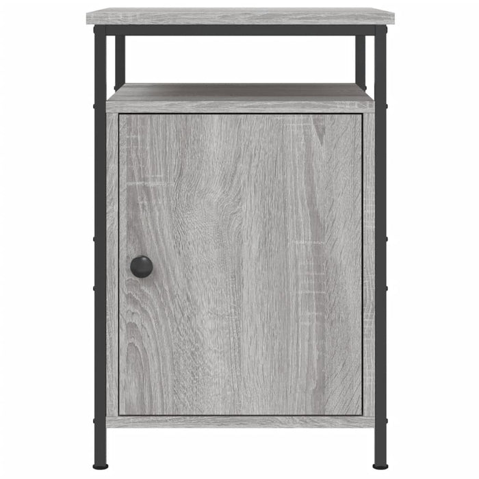 Nachttische 2 Stk. Grau Sonoma 40x42x60 cm Holzwerkstoff