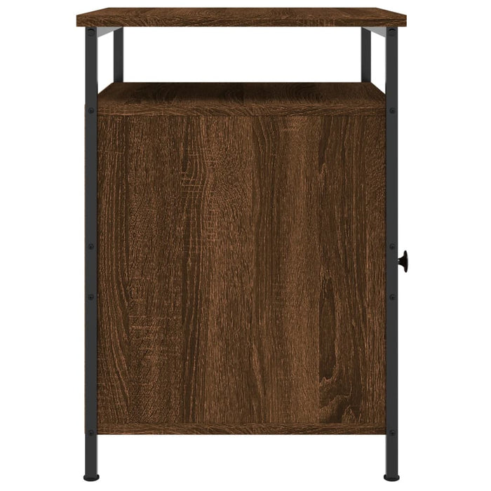 Nachttische 2 Stk. Braun Eichen-Optik 40x42x60 cm Holzwerkstoff