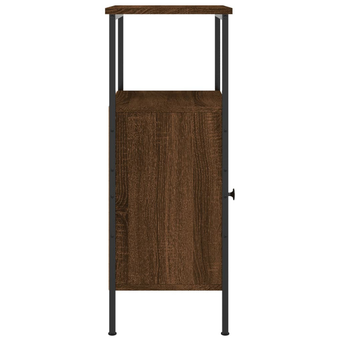 Nachttische 2 Stk. Braun Eichen-Optik 41x31x80 cm Holzwerkstoff