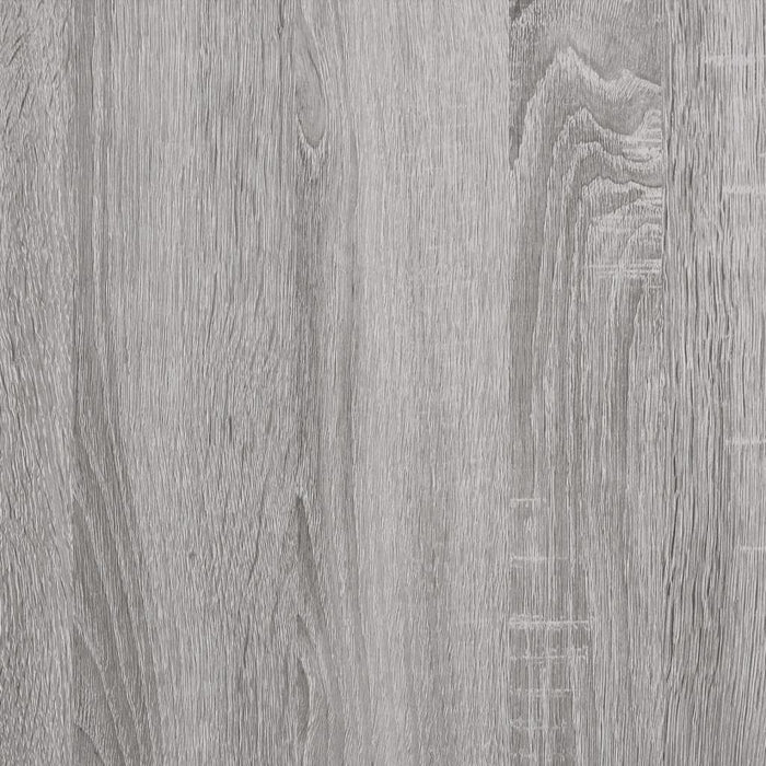 Nachttische 2 Stk. Grau Sonoma 34x36x70 cm Holzwerkstoff