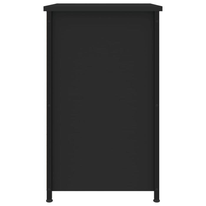 Nachttische 2 Stk. Schwarz 40x36x60 cm Holzwerkstoff