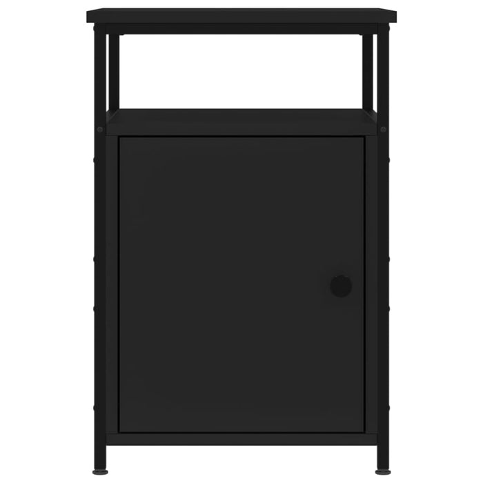 Nachttische 2 Stk. Schwarz 40x42x60 cm Holzwerkstoff