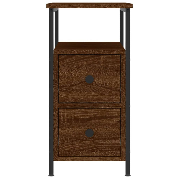 Nachttisch Braun Eichen-Optik 30x60x60 cm Holzwerkstoff