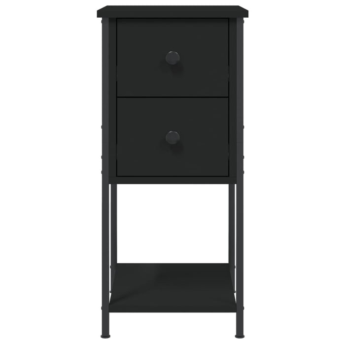 Nachttisch Schwarz 32x42x70 cm Holzwerkstoff