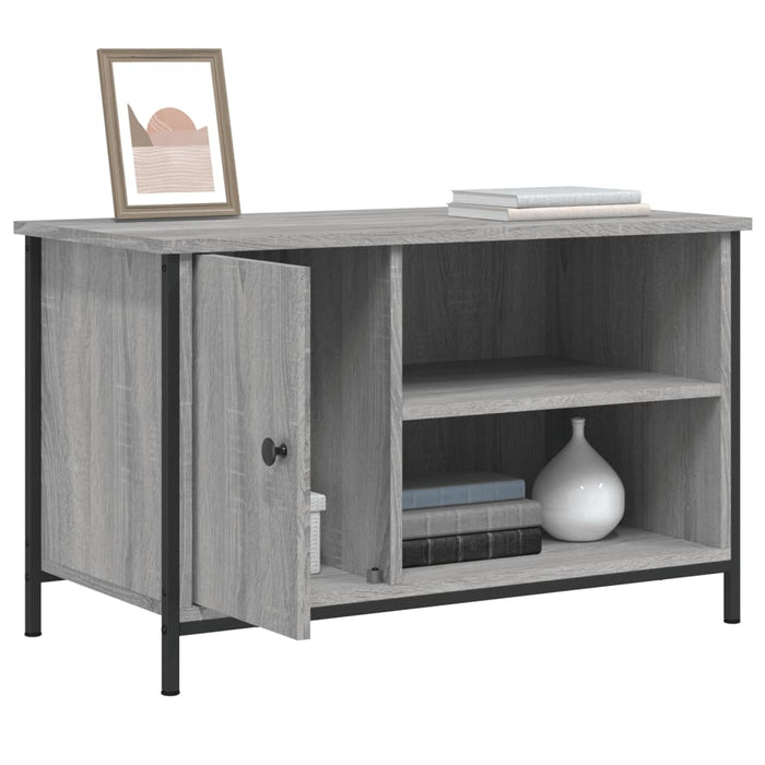 TV cabinet gray Sonoma 80x40x50 cm made of wood