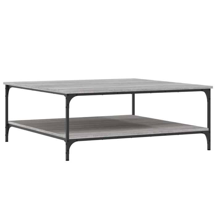 Coffee table gray Sonoma 100x100x40 cm made of wood