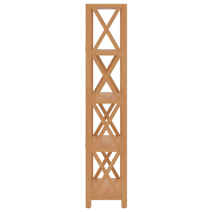 Regal mit 5 Böden 80x30x146 cm Massivholz Eiche