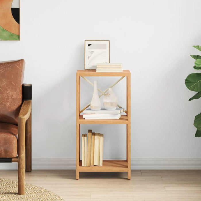 Shelf with 3 shelves 40x30x78 cm solid oak wood