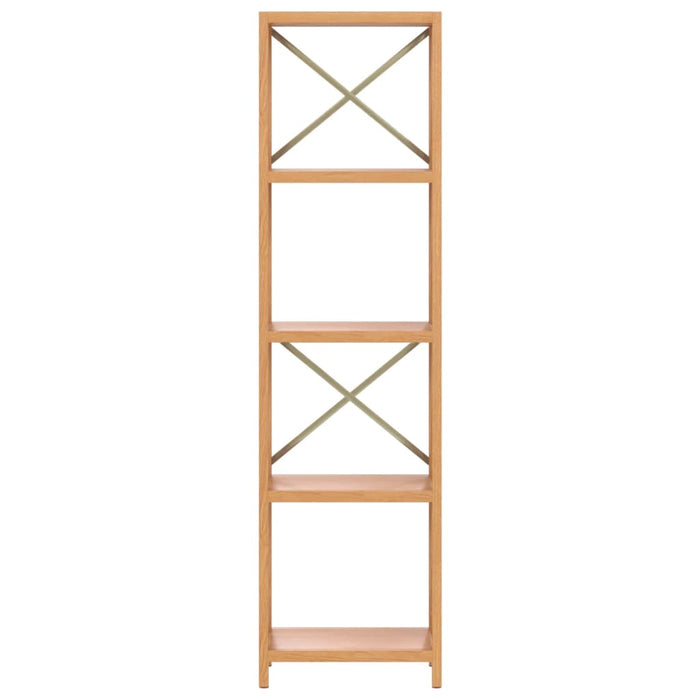 Regal mit 5 Böden 40x30x146 cm Massivholz Eiche