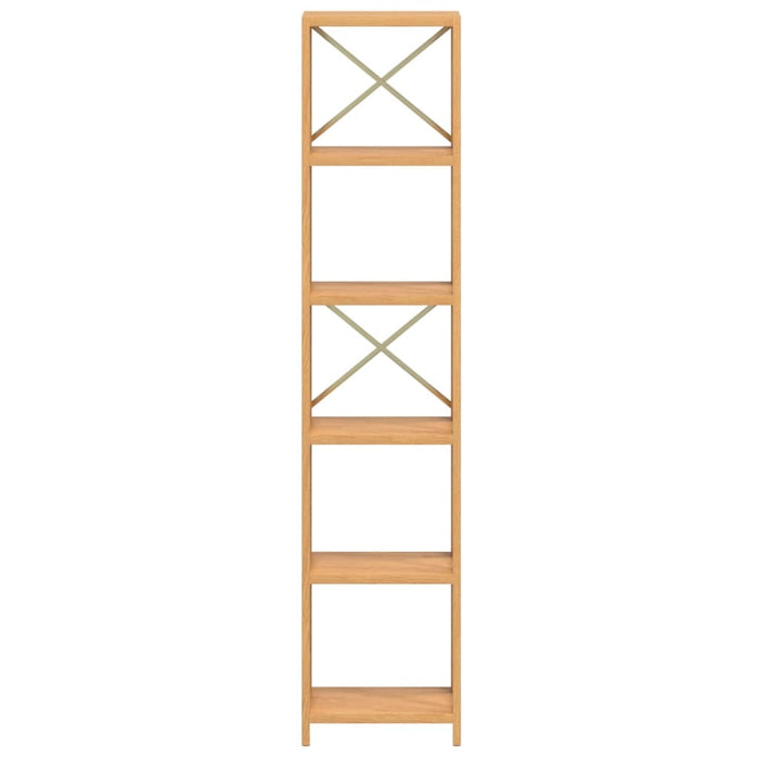 Regal mit 6 Böden 40x30x181 cm Massivholz Eiche