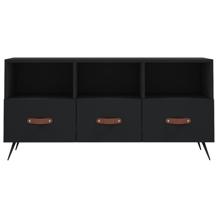TV-Schrank Schwarz 102x36x50 cm Holzwerkstoff