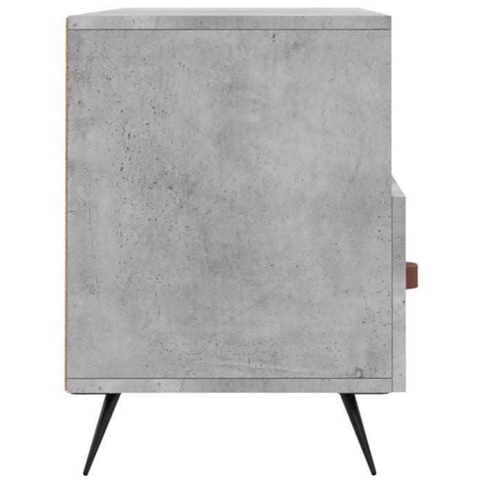 TV-Schrank Betongrau 102x36x50 cm Holzwerkstoff