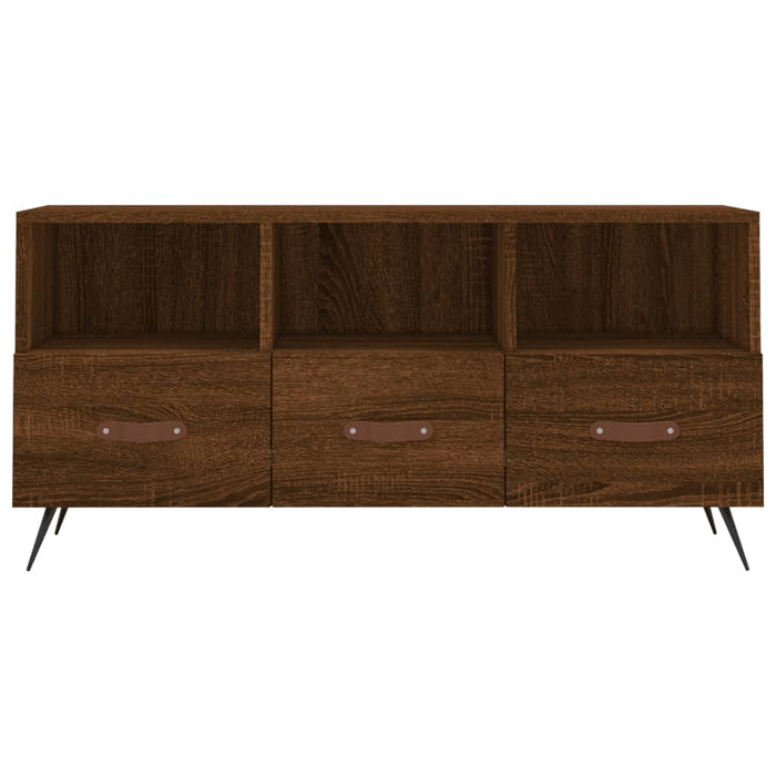 TV-Schrank Braun Eichen-Optik 102x36x50 cm Holzwerkstoff