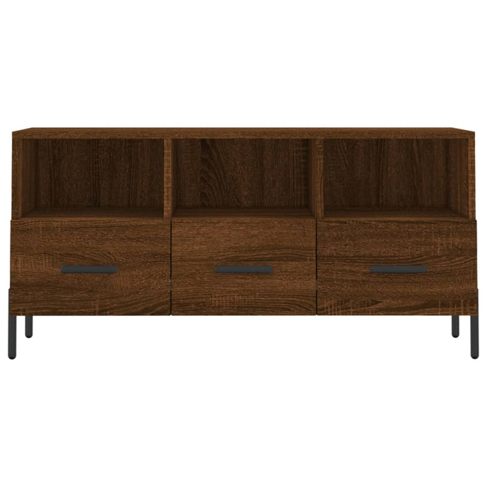 TV-Schrank Braun Eichen-Optik 102x36x50 cm Holzwerkstoff
