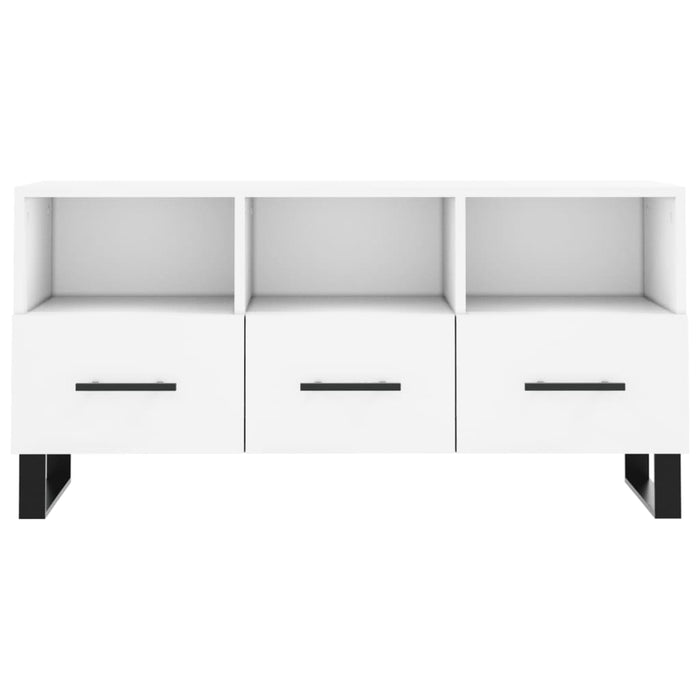 TV-Schrank Weiß 102x36x50 cm Holzwerkstoff