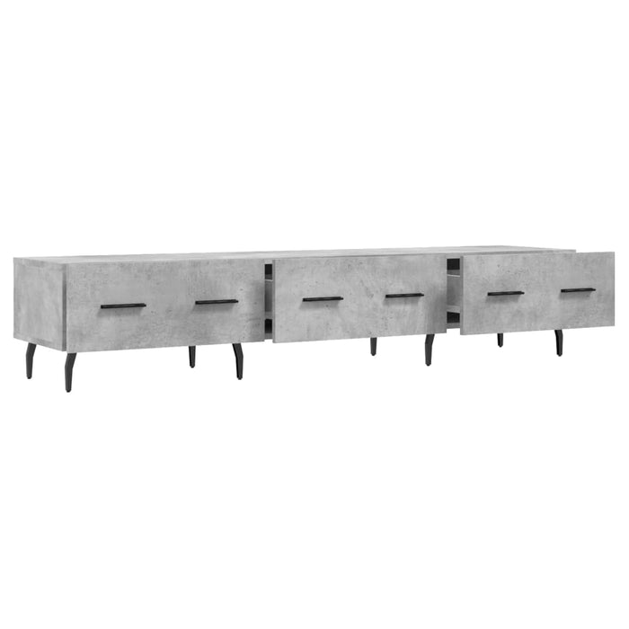 TV-Schrank Betongrau 150x36x30 cm Holzwerkstoff