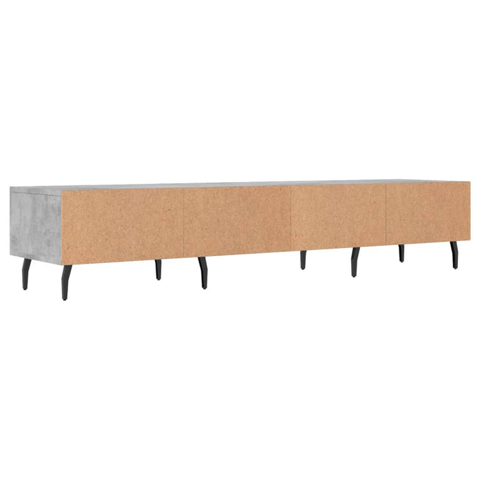 TV-Schrank Betongrau 150x36x30 cm Holzwerkstoff