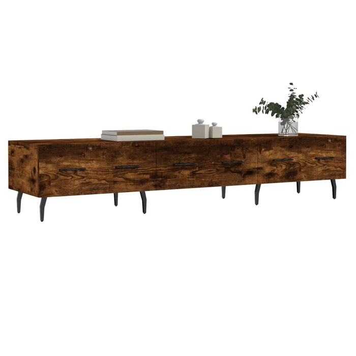 TV-Schrank Räuchereiche 150x36x30 cm Holzwerkstoff