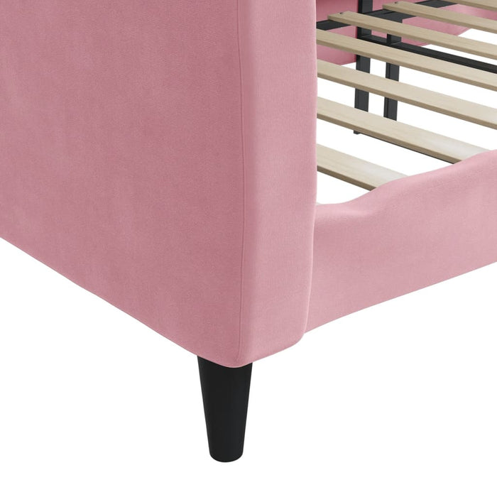 Tagesbett Rosa 90x200 cm Samt