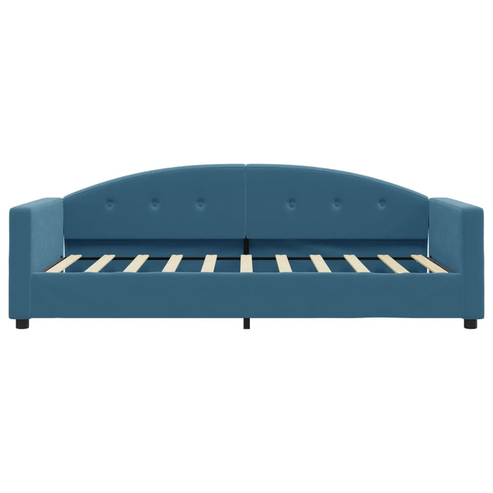 Tagesbett Blau 80x200 cm Samt