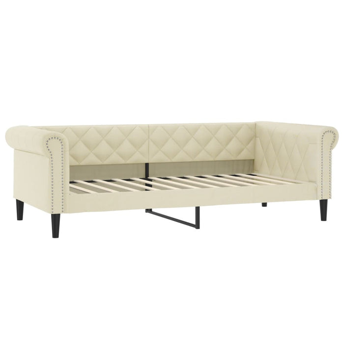 Daybed cream 80x200 cm faux leather