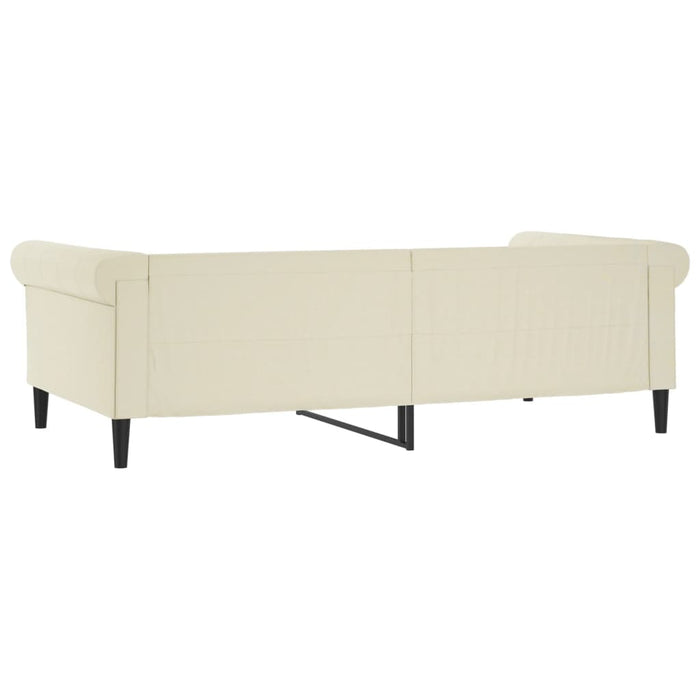 Daybed cream 100x200 cm faux leather