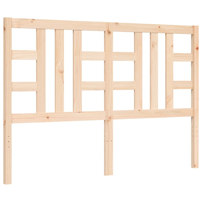 Massivholzbett mit Kopfteil
