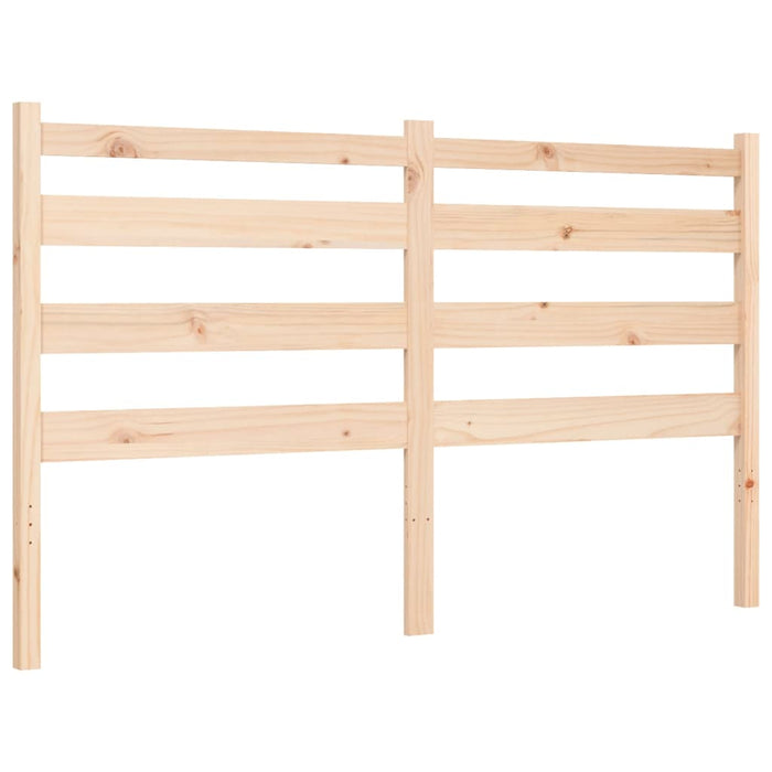 Massivholzbett mit Kopfteil