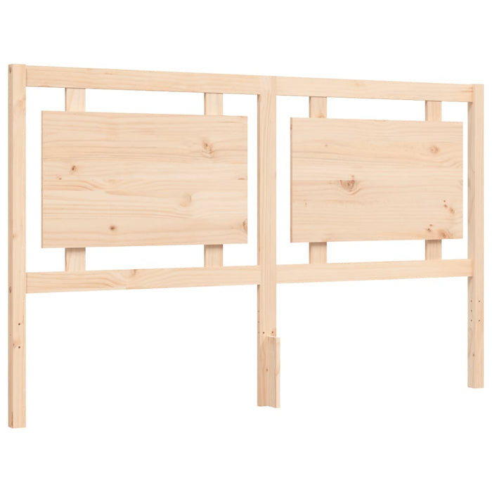 Massivholzbett mit Kopfteil