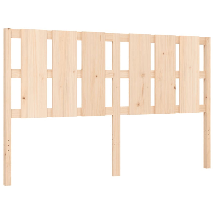 Massivholzbett mit Kopfteil