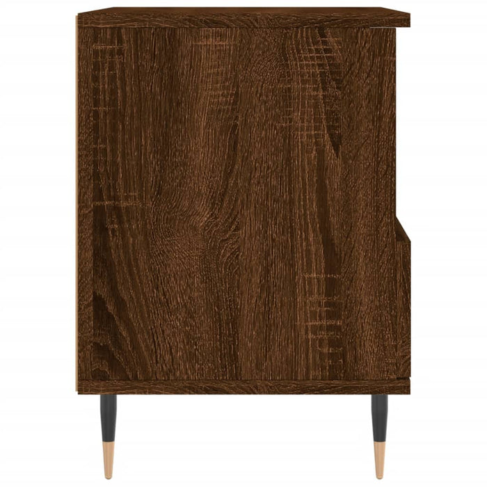 Nachttisch Braun Eichen-Optik 40x35x50 cm Holzwerkstoff