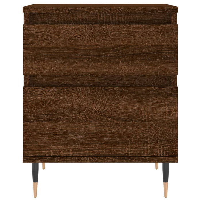 Nachttisch Braun Eichen-Optik 40x35x50 cm Holzwerkstoff