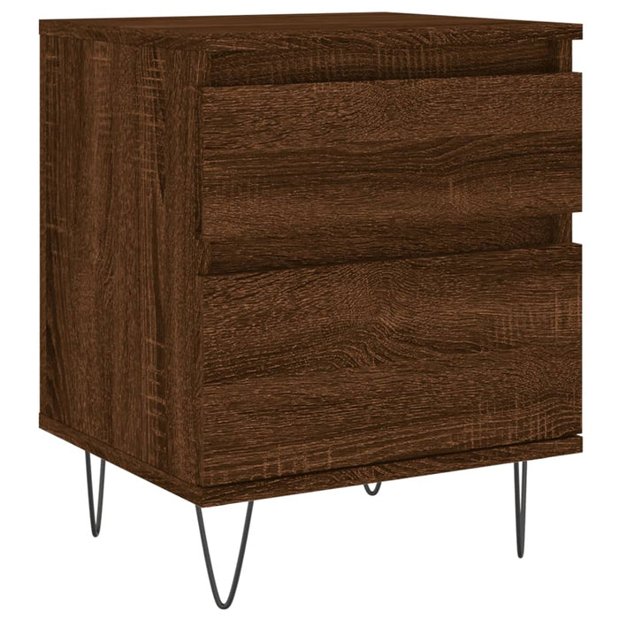 Nachttisch Braun Eichen-Optik 40x35x50 cm Holzwerkstoff