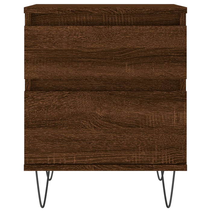 Nachttisch Braun Eichen-Optik 40x35x50 cm Holzwerkstoff