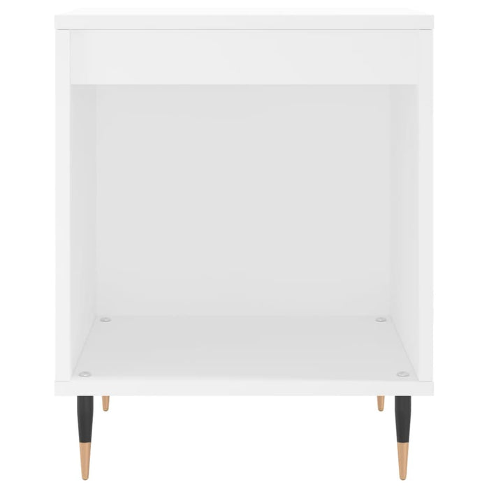 Nachttische 2 Stk. Weiß 40x35x50 cm Holzwerkstoff