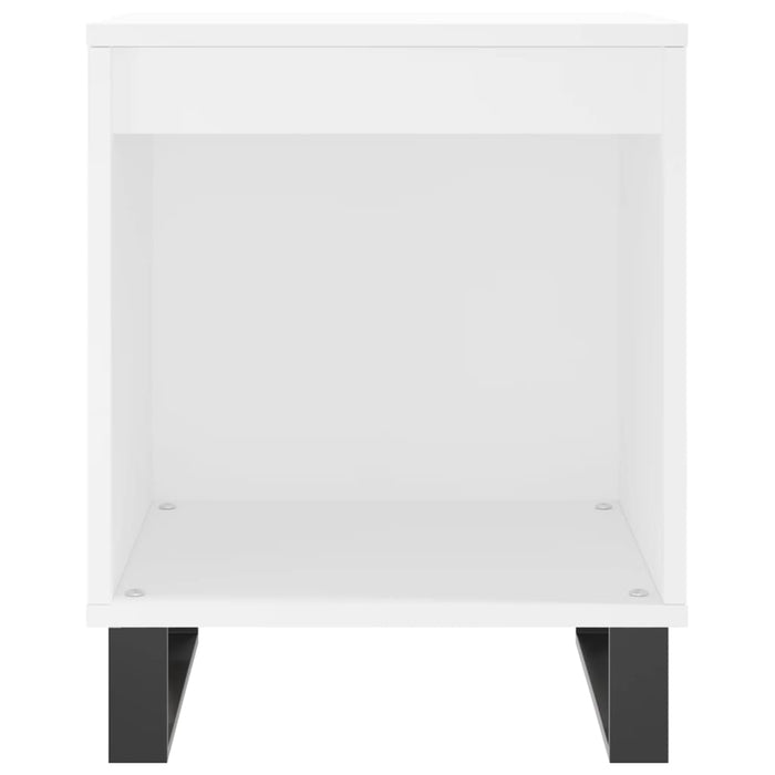 Nachttisch Weiß 40x35x50 cm Holzwerkstoff