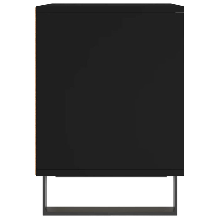 Nachttisch Schwarz 40x35x50 cm Holzwerkstoff