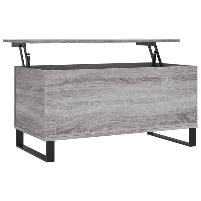 Coffee table gray Sonoma 90x44.5x45 cm made of wood