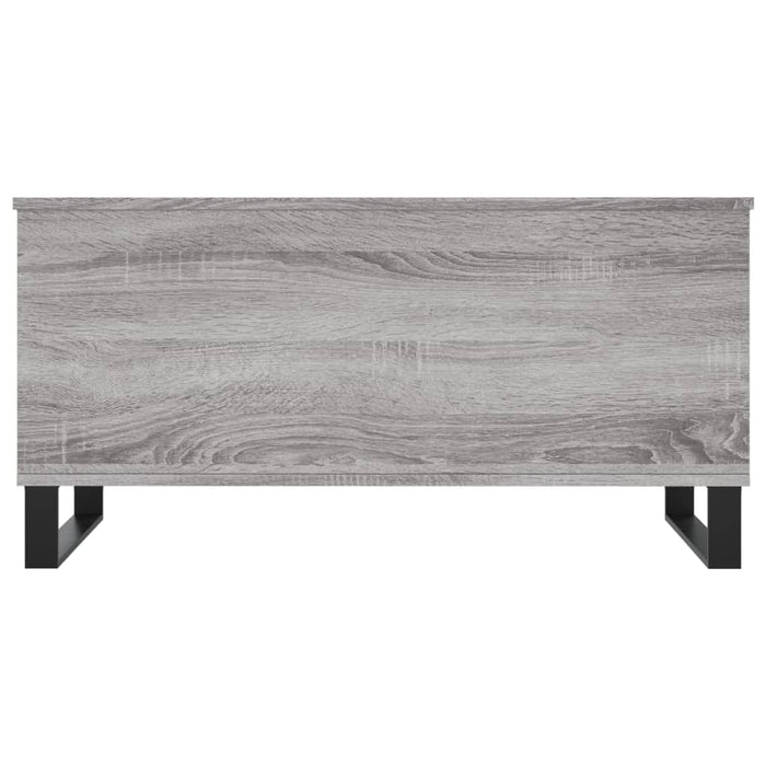 Coffee table gray Sonoma 90x44.5x45 cm made of wood