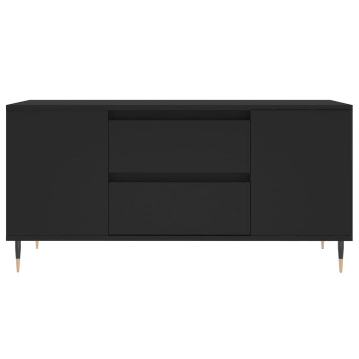 Couchtisch Schwarz 102x44,5x50 cm Holzwerkstoff