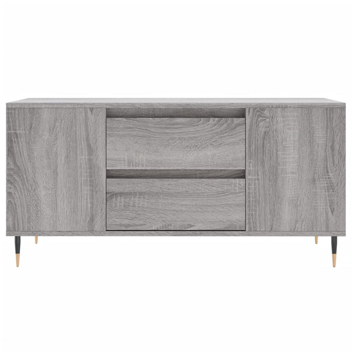 Couchtisch Grau Sonoma 102x44,5x50 cm Holzwerkstoff