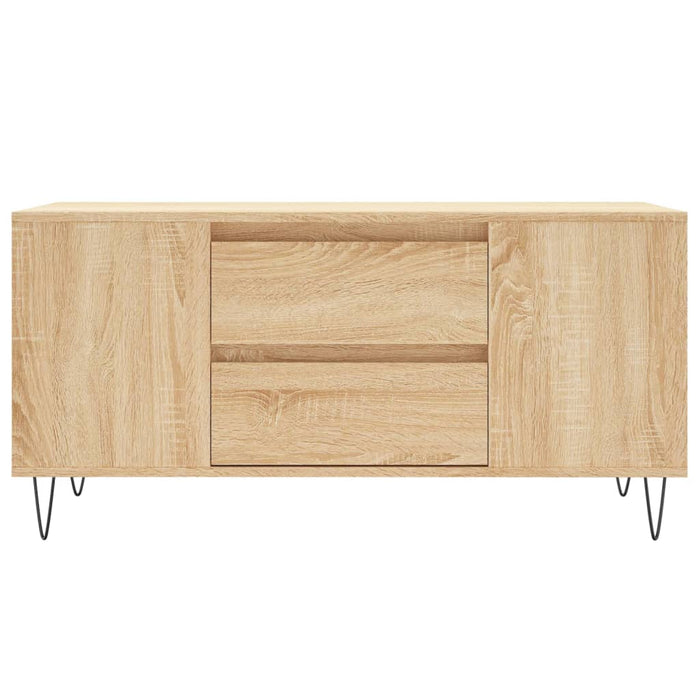 Coffee table Sonoma oak 102x44.5x50 cm made of wood