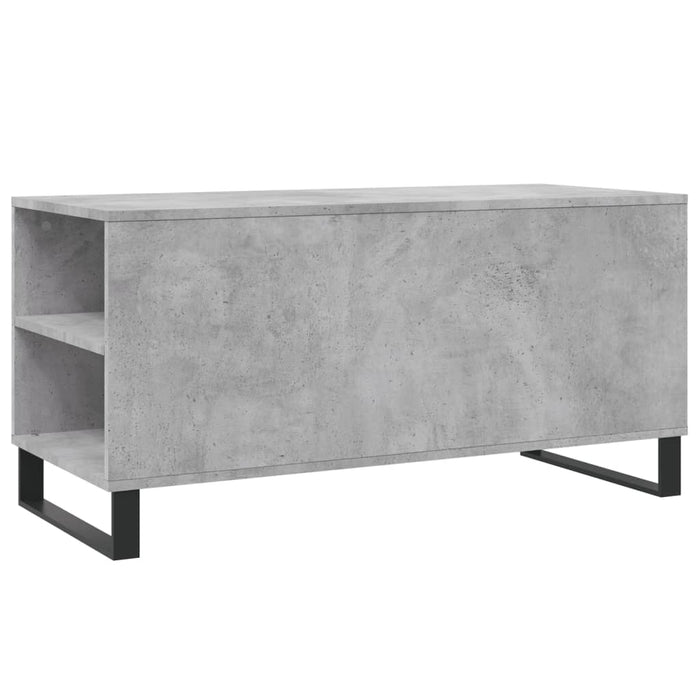 Couchtisch Betongrau 102x44,5x50 cm Holzwerkstoff